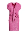 In The Mood For Love Woman Short Dress Fuchsia Size S Polyester In Pink