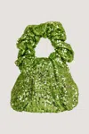 In The Mood For Love Women's Je T' Amie Soft Bag In Rayon Vert In Green