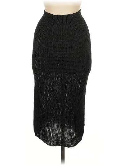 Pre-owned In The Style Casual Skirt In Black