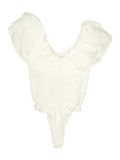 Pre-owned In The Style Sleeveless Blouse In Ivory