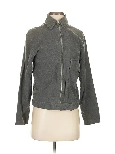 Pre-owned In The Wash Cardigan Sweater In Gray