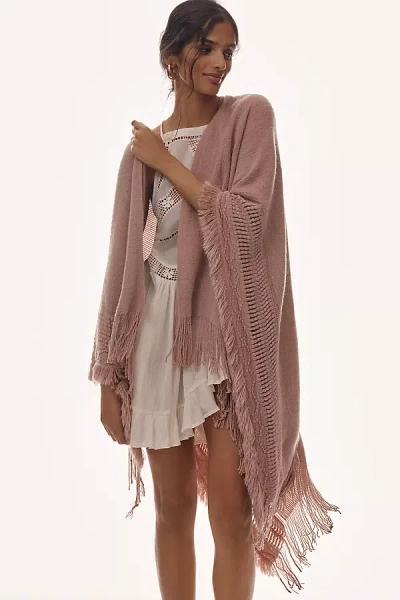 In Things Fringed Knit Wrap