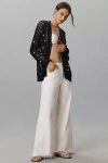 In Things Shell Decorated Cardigan Sweater