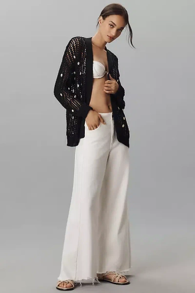 In Things Shell Decorated Cardigan Sweater