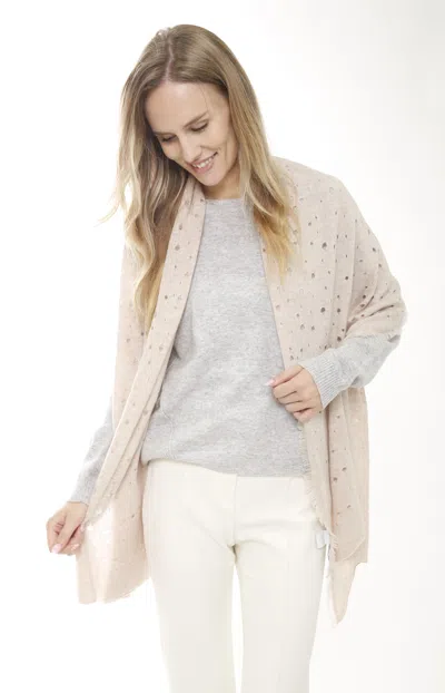 In2 By Incashmere Cashmere Drop Needle Scarf In Brown