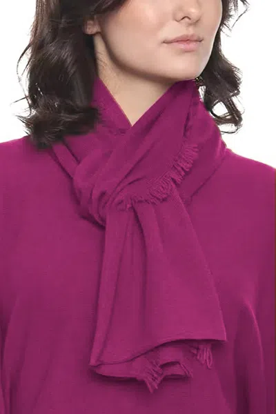 In2 By Incashmere Cashmere Scarf With Fringe In Pink