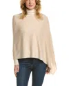 In2 By Incashmere Pearl Wool & Cashmere-blend Topper In Brown