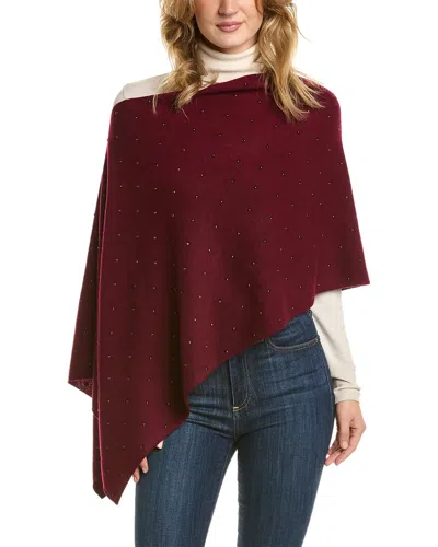 In2 By Incashmere Pearl Wool & Cashmere-blend Topper In Red