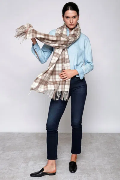 In2 By Incashmere Woven Cashmere Shawl Eco-friendly Mongolian Cashmere In Multi