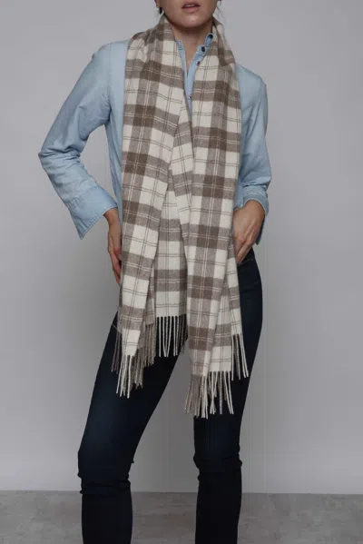 In2 By Incashmere Woven Poncho Caplet Eco-friendly Mongolian Cashmere In Brown