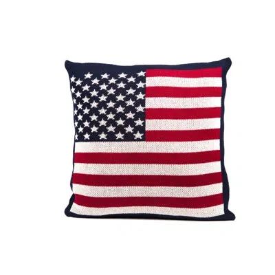 In2green American Flag Throw Pillow In Blue;white;red
