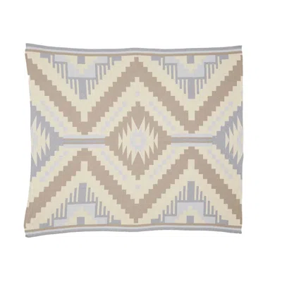 In2green Cotton Sustainable Knit Throw Blanket