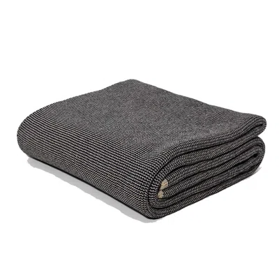 In2green Jumbo Cardigan Stitch Knit Throw Blanket - Jumbo Cardigan - Blue