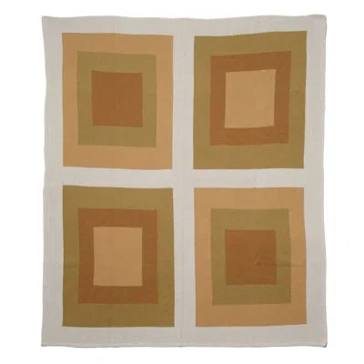 In2green Modern Bauhaus Eco Throw In Straw