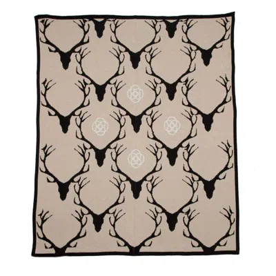 In2green Neutrals Cotton Sustainable Knit Throw Blanket