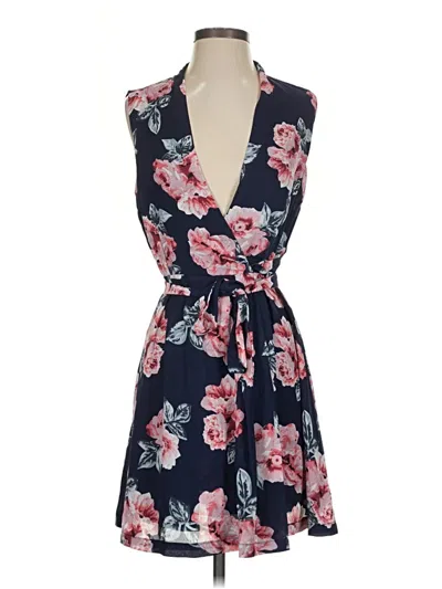 Pre-owned Ina Casual Dress In Blue