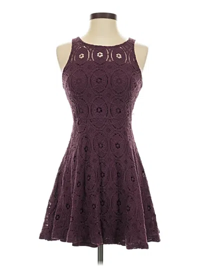 Pre-owned Ina Cocktail Dress In Burgundy