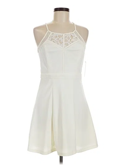 Pre-owned Ina Cocktail Dress In Ivory