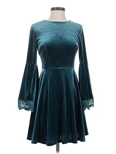 Pre-owned Ina Cocktail Dress In Teal