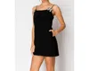 Ina Crystal Embellished Dress In Black In Black