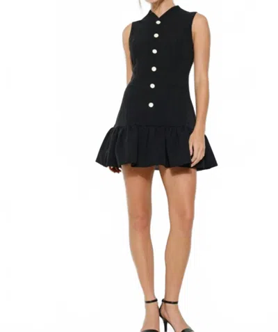 Ina Fashion Bethany Bubble Dress In Black
