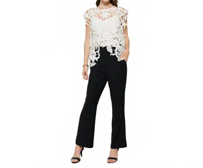Ina Fashion Evening Muse Lace Top In White