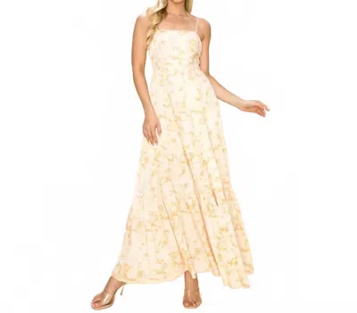 Ina Fashion Floral Maxi Dress In Cream In Neutral