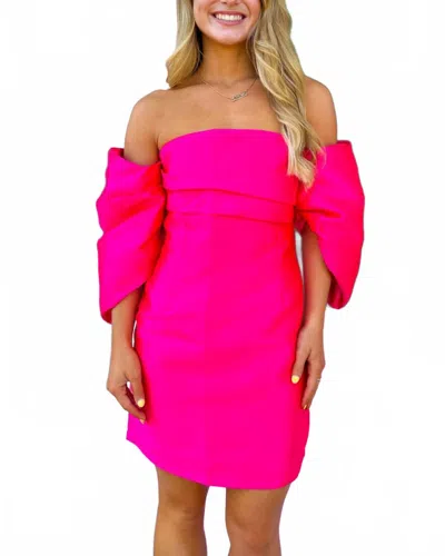 Ina Fashion Opal Dress In Hot Pink