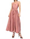 Ina Fashion Swing Maxi Dress In Dusty Rose In Pink