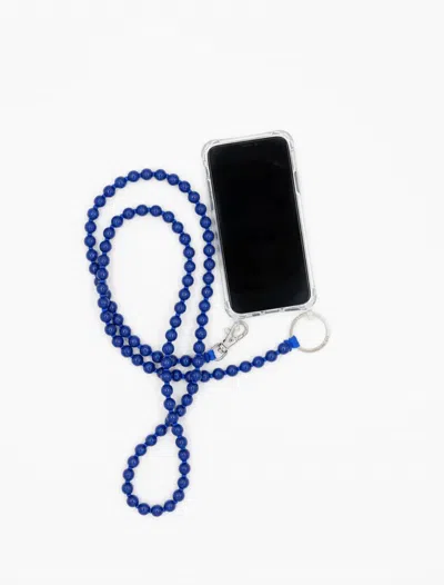 Ina Seifart Women's Beaded Crossbody Phone Necklace In Blueberry