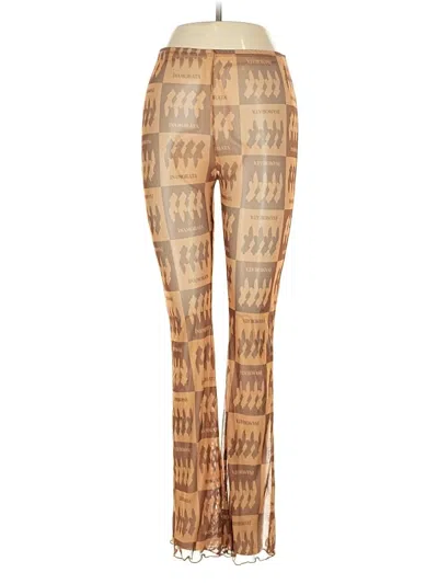Pre-owned Inamorata Casual Pants In Gold