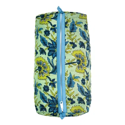 Inara Green Lime Patchouli Cotton Wash Bag