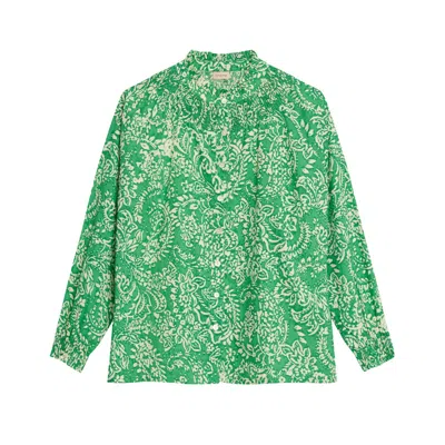 Inara Jaipur Green Women's Cotton Top