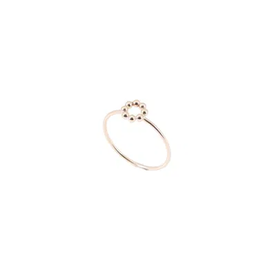 Inari Jewellery Women's Daisy Gold-filled Minimalist Ring