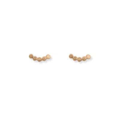 Inari Jewellery Women's Gold Mini Rise Earrings