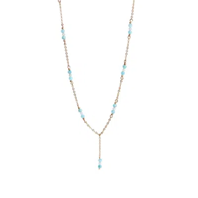 Inari Jewellery Women's Green / Gold / Blue Amarus Amazonite Necklace In Multi