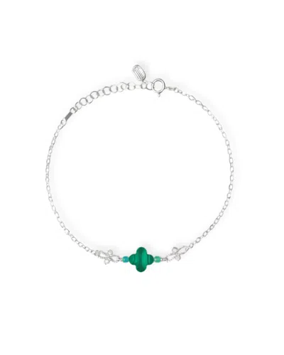 Inari Jewellery Women's Green / Silver Onde Onde Charm Bracelet In Multi