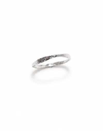 Inari Jewellery Women's Organic Tapered Sterling Silver Ring