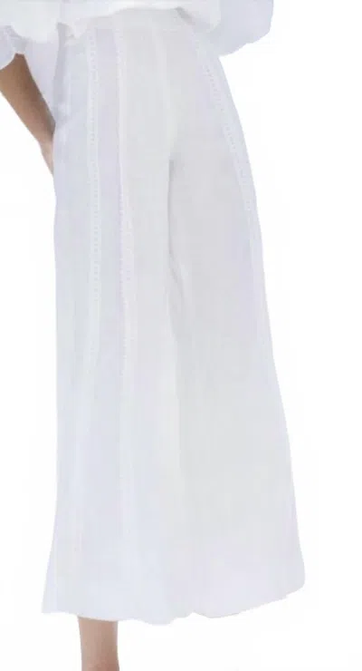 Inasami Ankka Linen Pants In White
