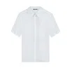 Inavati Women's Blue / White White Short Sleeve Shirt With Dots