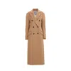Inavati Women's Brown Classy Wool Camel Coat In Brown