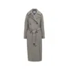 Inavati Women's Green Jade Belted Wool Coat In Green
