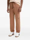 Inbetweeners Bear-motif Drawstring Trousers In Brown