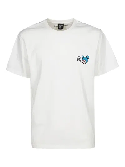 Inbetweeners Bear-patch T-shirt In Gray