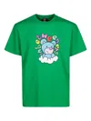 Inbetweeners Bear-print Cotton T-shirt In Green