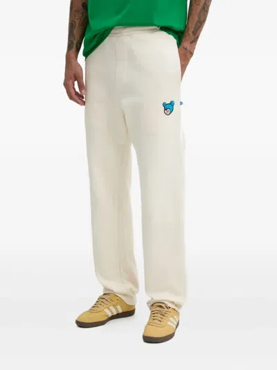 Inbetweeners Embroidered Track Pants In White