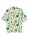 Inbetweeners Graphic-print Shirt In Green