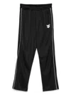 Inbetweeners Logo-appliqué Track Pants In Black