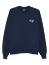 Inbetweeners Logo-embroidered Sweatshirt In Blue