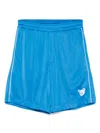 Inbetweeners Logo-embroidered Track Shorts In Blue